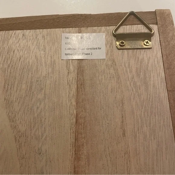 Nautical Themed Anchor Hook Wall Decor Blue Metal Anchors Wood Frame - Picture 6 of 8